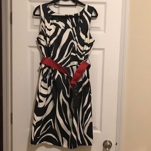 Zebra Print Dress
